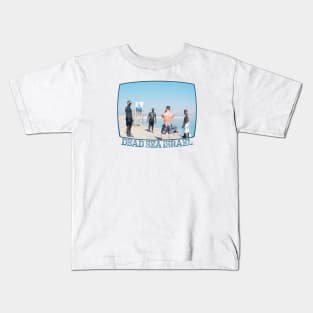 Israel, Dead Sea. Men and Mud Kids T-Shirt